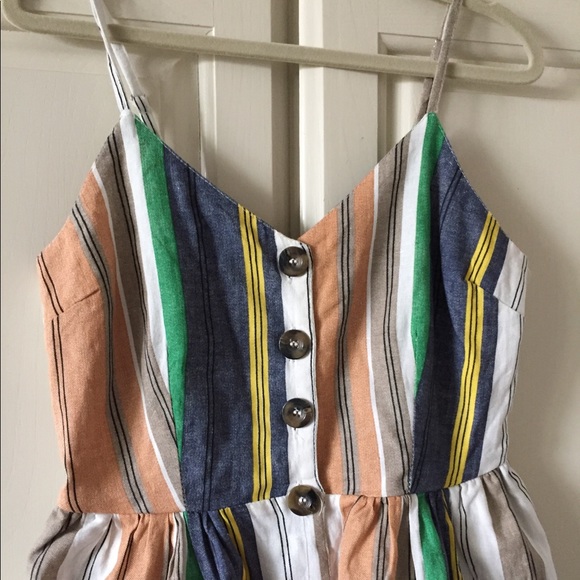 JAPNA Stripe Cotton Sun Dress - Picture 2 of 3